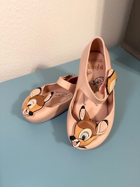 Mini Melissa Pink Bambi Mary Jane Shoes